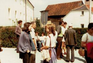 Teilnehmende der Studientagung 1979 auf Schloss Schney