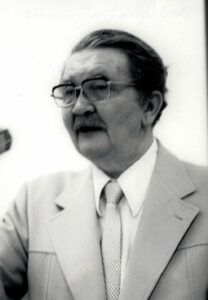 Hans Lipinsky-Gottersdorf als Referent bei der Studientagung 1981 auf Schloss Schney