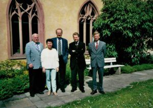 Vorstand und Geschäftsführung 2001-2003 mit Anja Weismantel: Christian Andree, Klaus Schneider, Johannes Schellakowsky, Ulrich Schmilewski