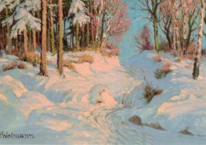 Motiv 13 Paul Weimann Winterlandschaft im Riesengebirge