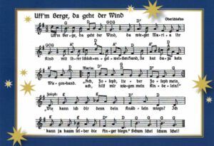 Motiv 17 Lied Uff'm Berge