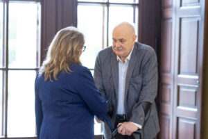 Viola Plump und Dr. Maciej Łagiewski Viola Plump und Dr. Maciej Łagiewski