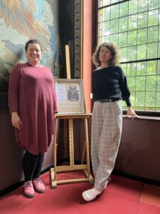 Karolina Matusewicz-Górniak (Museum Gerhart-Hauptmann Haus) und Lisa Haberkern (SKWS) Karolina Matusewicz-Górniak (Museum Gerhart-Hauptmann Haus) und Lisa Haberkern (SKWS)